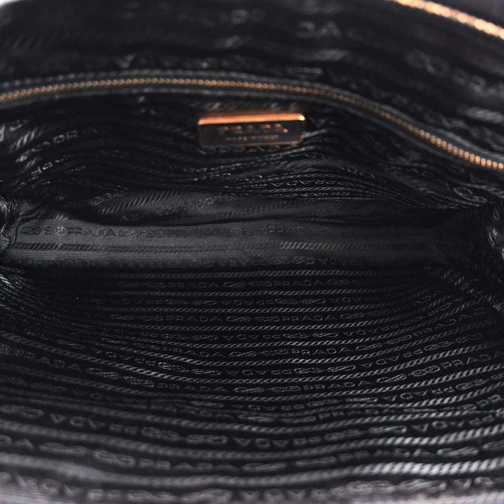 Prada Vintage Handbag Black Leather Good condition - Inside View