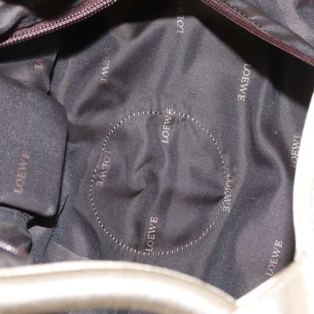 Loewe Aire Shoulder Bag Gold Leather Good condition - Box View