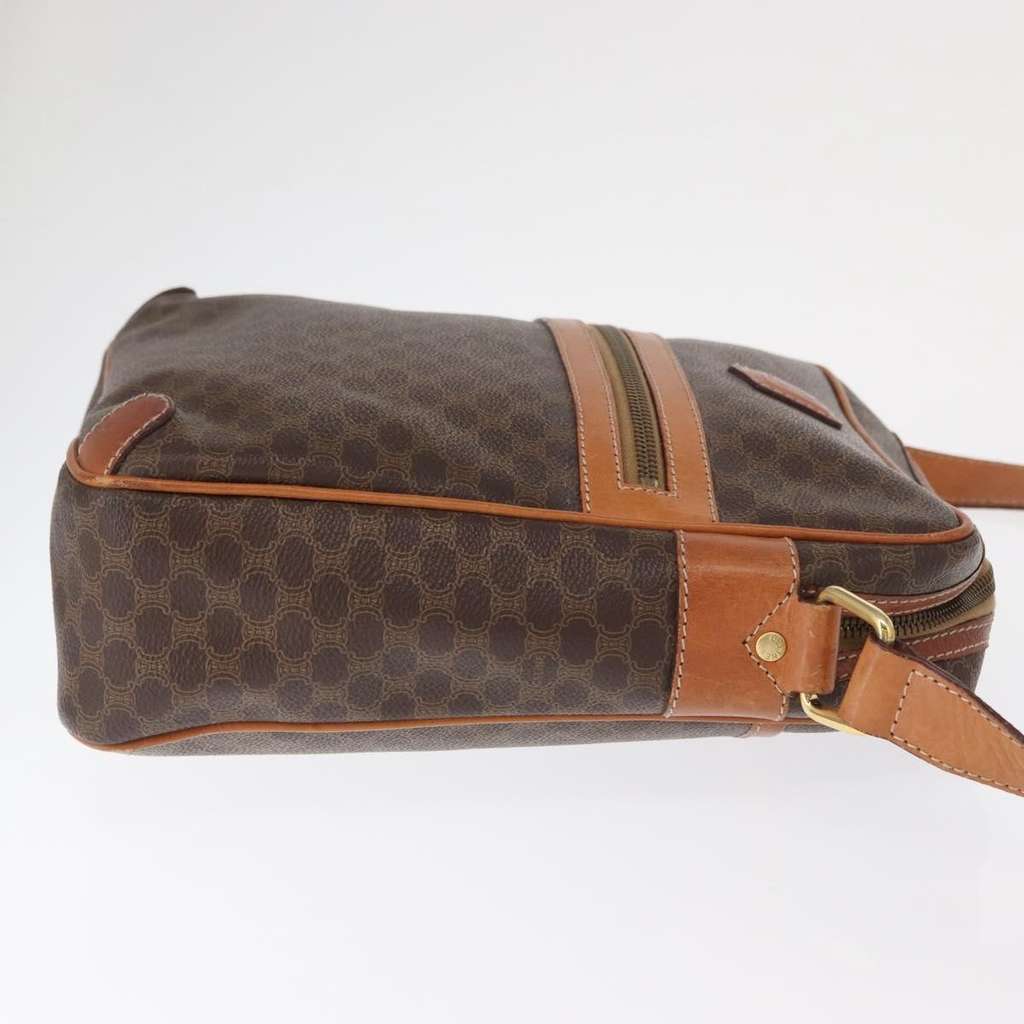 Celine Vintage Macadam Shoulder Bag Brown Fair condition - Inside View