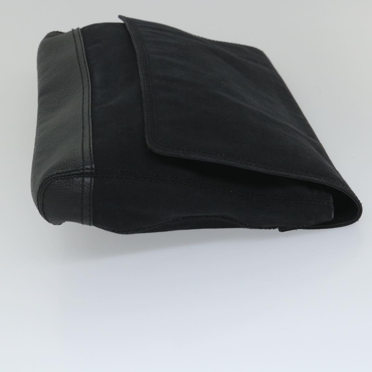 Balenciaga Flap Clutch Black Canvas Good condition - Inside View