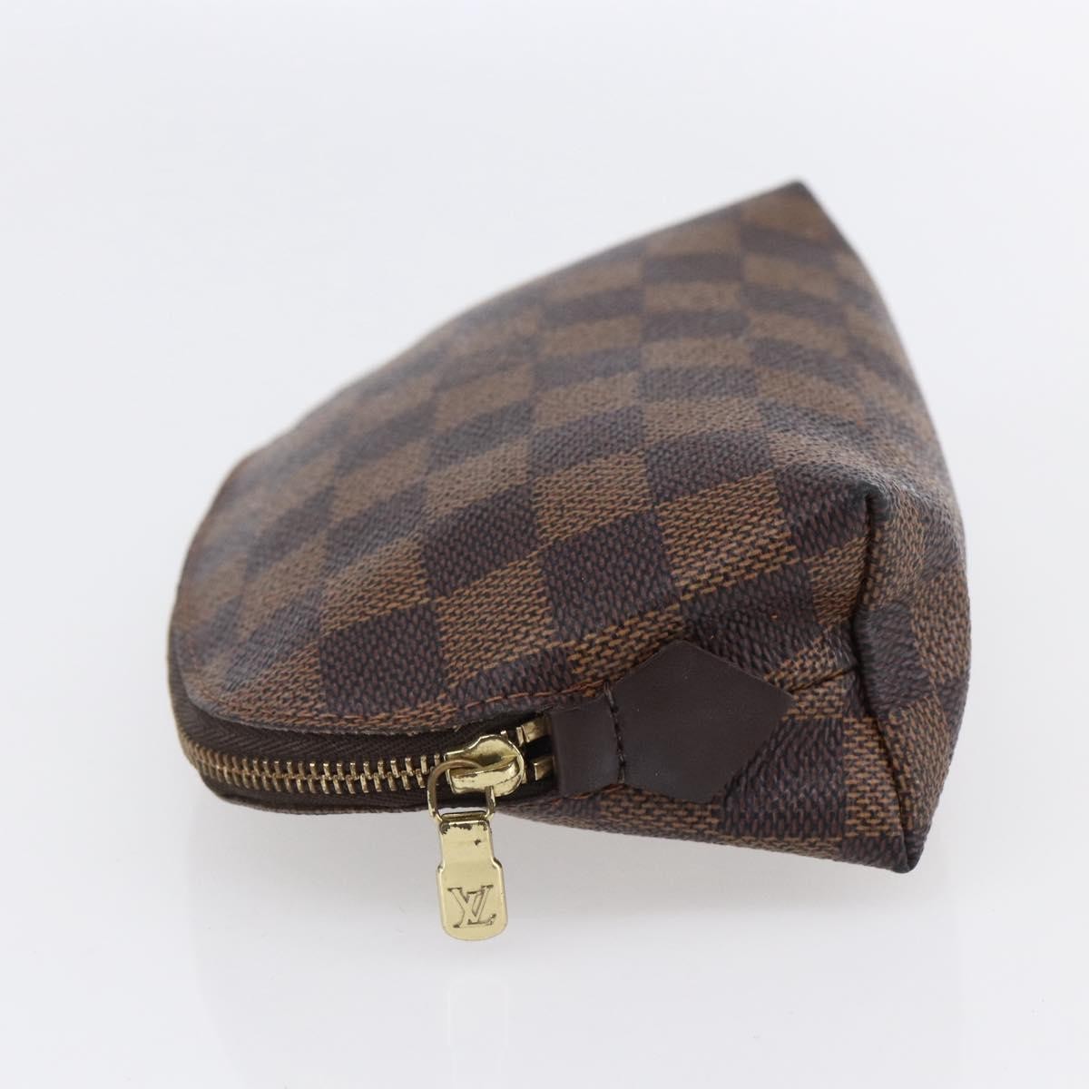 Louis Vuitton Cosmetic Pouch Brown Canvas Good condition - Inside View