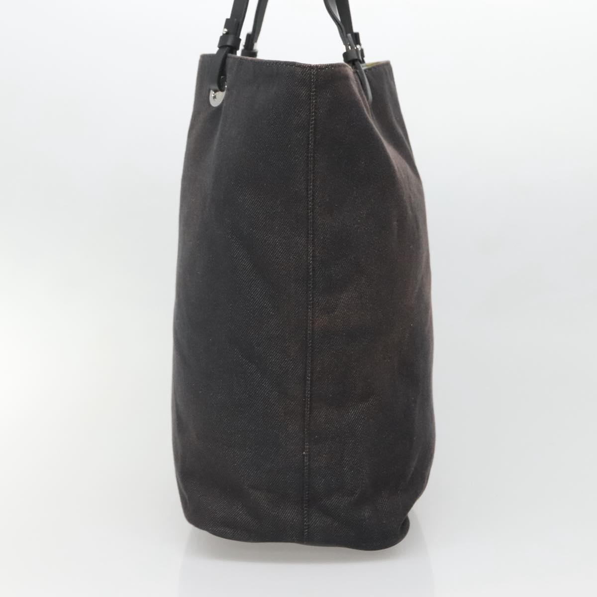 Salvatore Ferragamo Gancini Tote Black Canvas Good condition - Model View