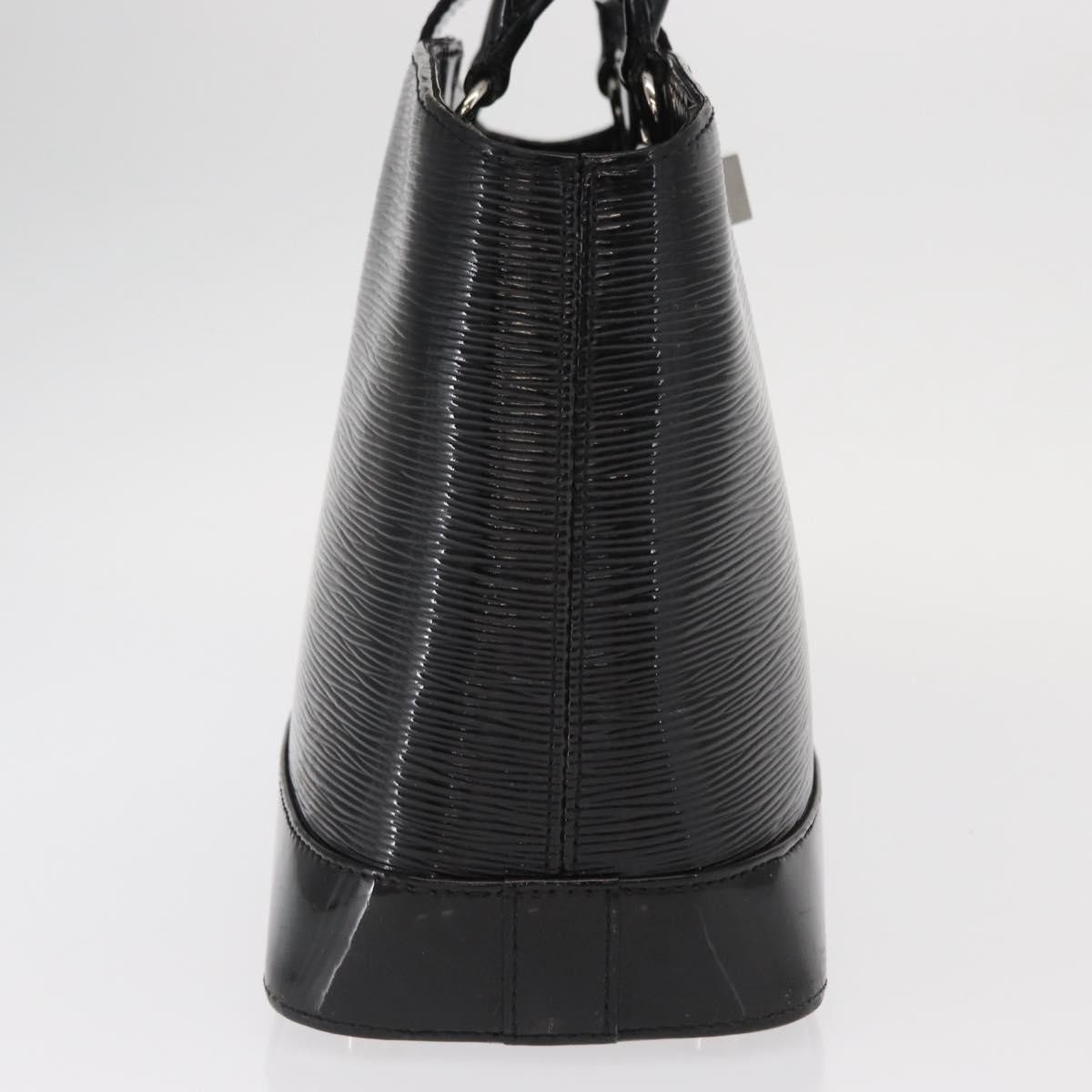 Louis Vuitton Mirabeau Handbag Black Leather Fair condition - Model View