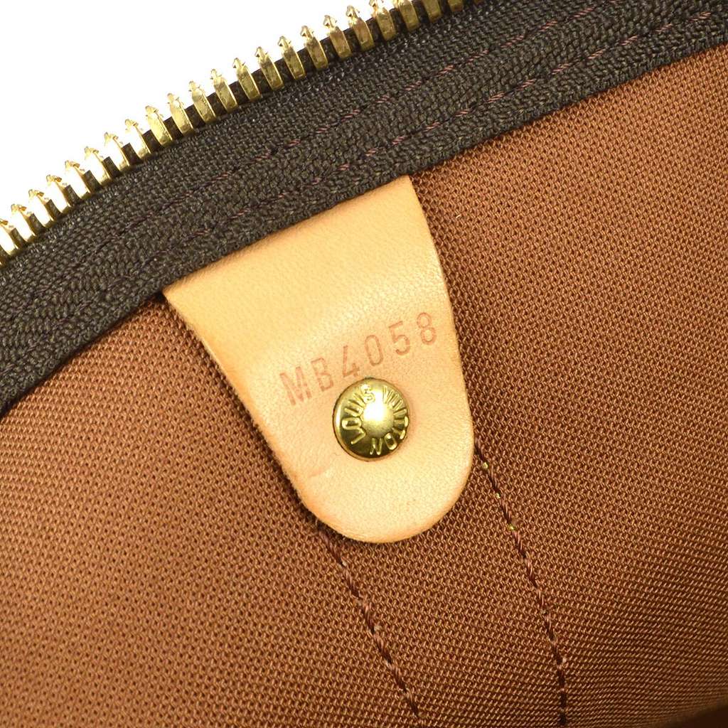 Louis Vuitton Keepall Bag Brown Canvas Good condition - Model View