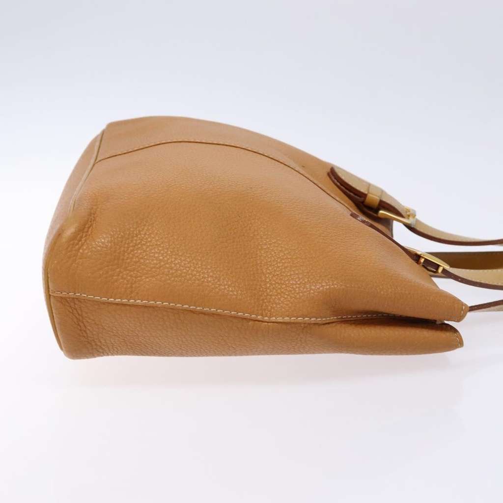 Burberry Handle Tote Beige Leather Good condition - Inside View