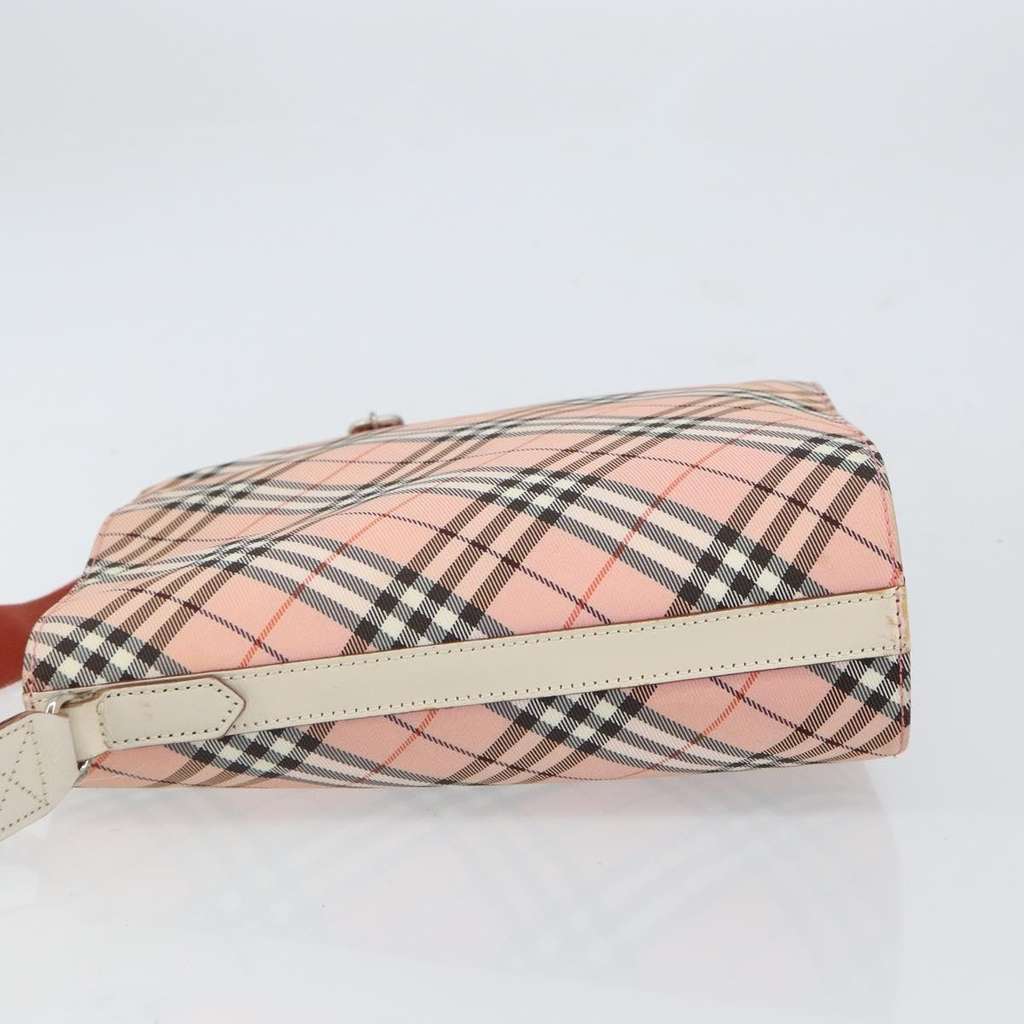 Burberry Nova check Shoulder bag Pink Canvas Good condition - Model View
