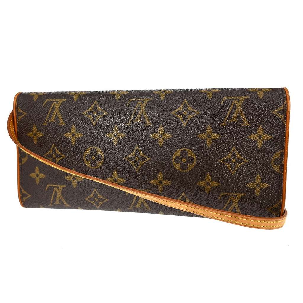 Louis Vuitton Twin Handbag Brown Canvas Good condition - Back View