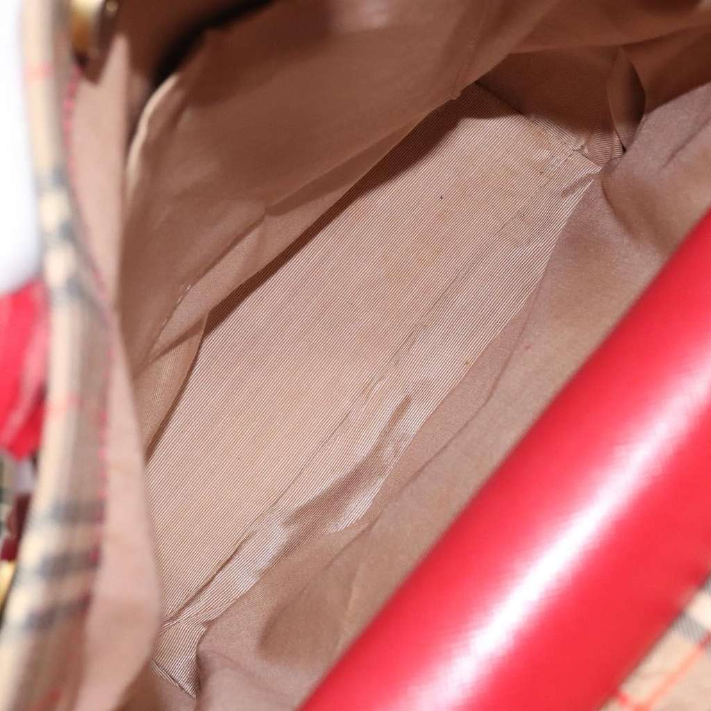 Burberry Nova Check Tote Beige Canvas Good condition - Box View