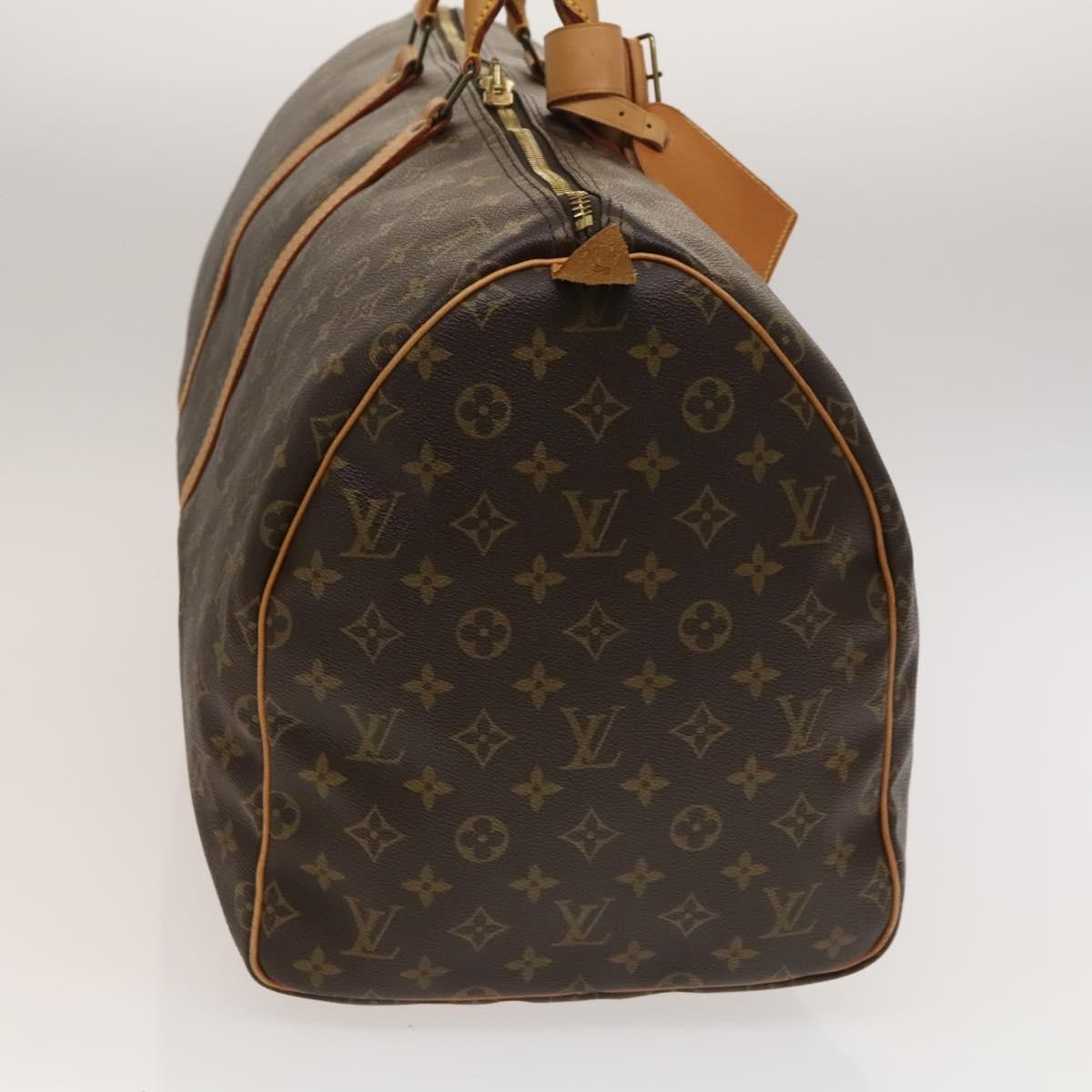Louis Vuitton Keepall Bag Brown Canvas Good condition - Model View