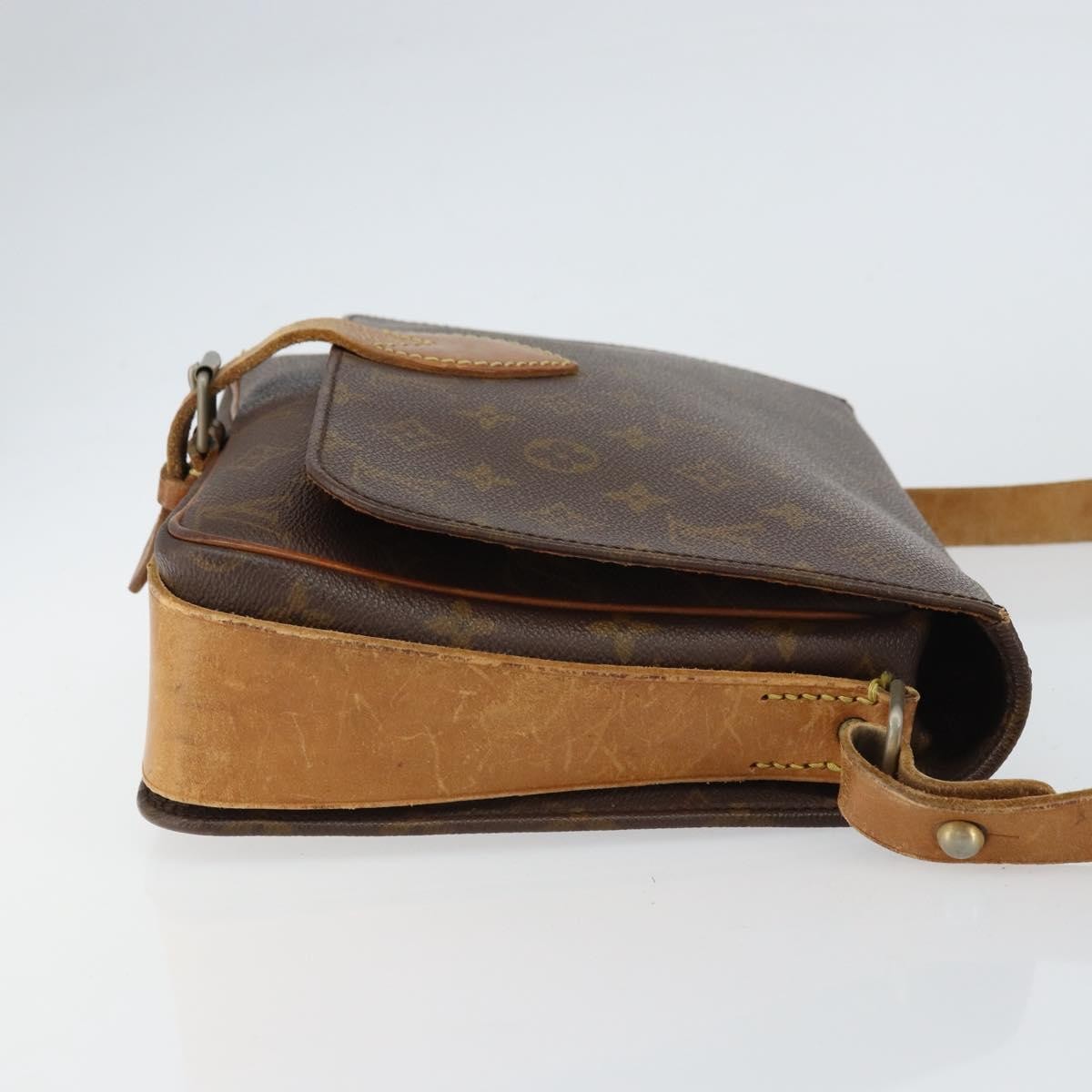 Louis Vuitton Cartouchiere Handbag Brown Canvas Fair condition - Inside View