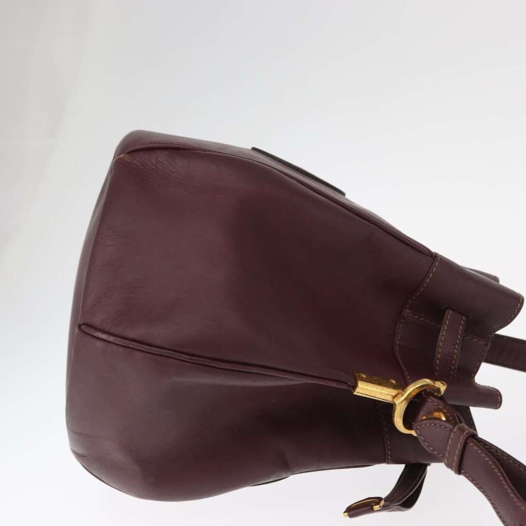 Cartier Must de cartier bag Burgundy Leather Good condition - Model View