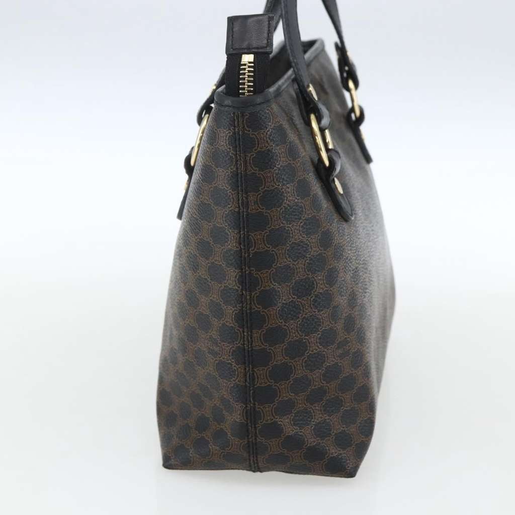 Celine Vintage Macadam Handbag Black Canvas Good condition - Inside View