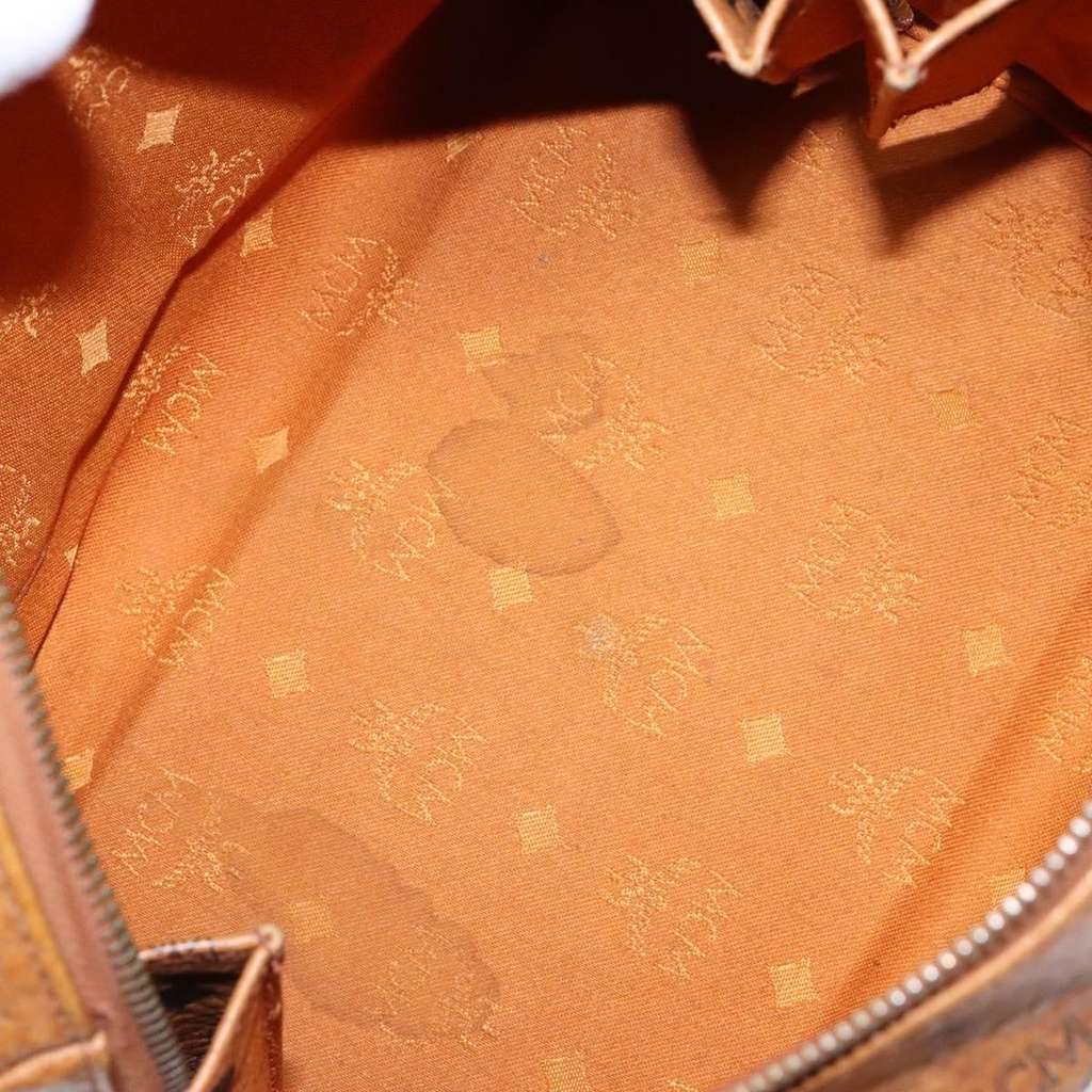 Mcm Visetos logogramme Handbag Brown Good condition - Box View