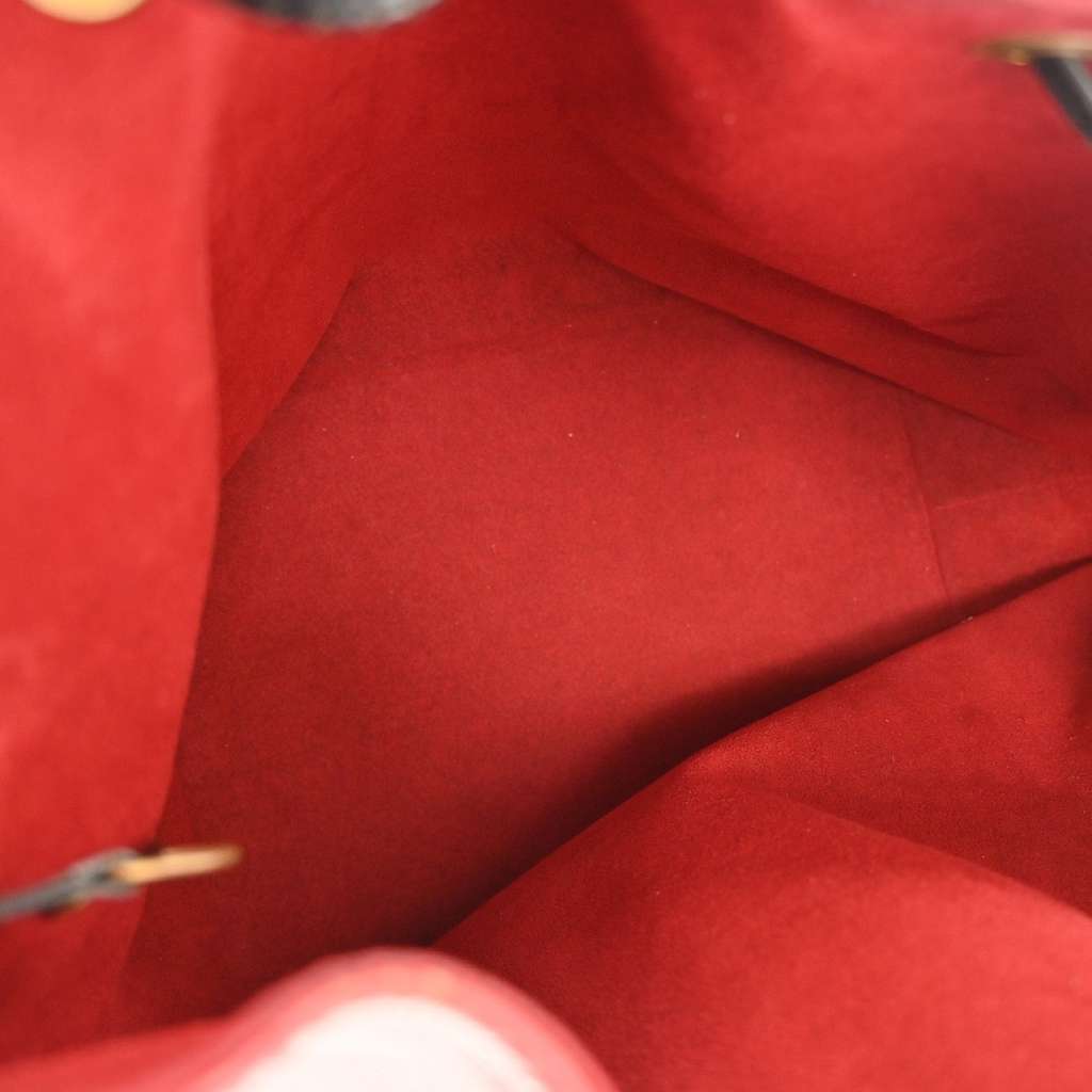 Louis Vuitton Bicolor Petit Noe Handbag Red Leather Fair condition - Inside View