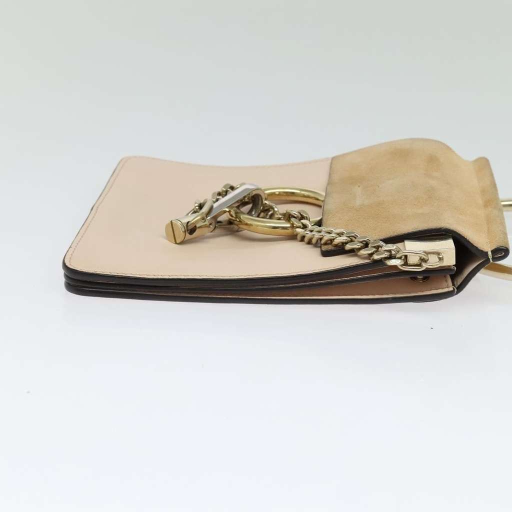 Chloe Faye Crossbody Beige Leather Good condition - Model View