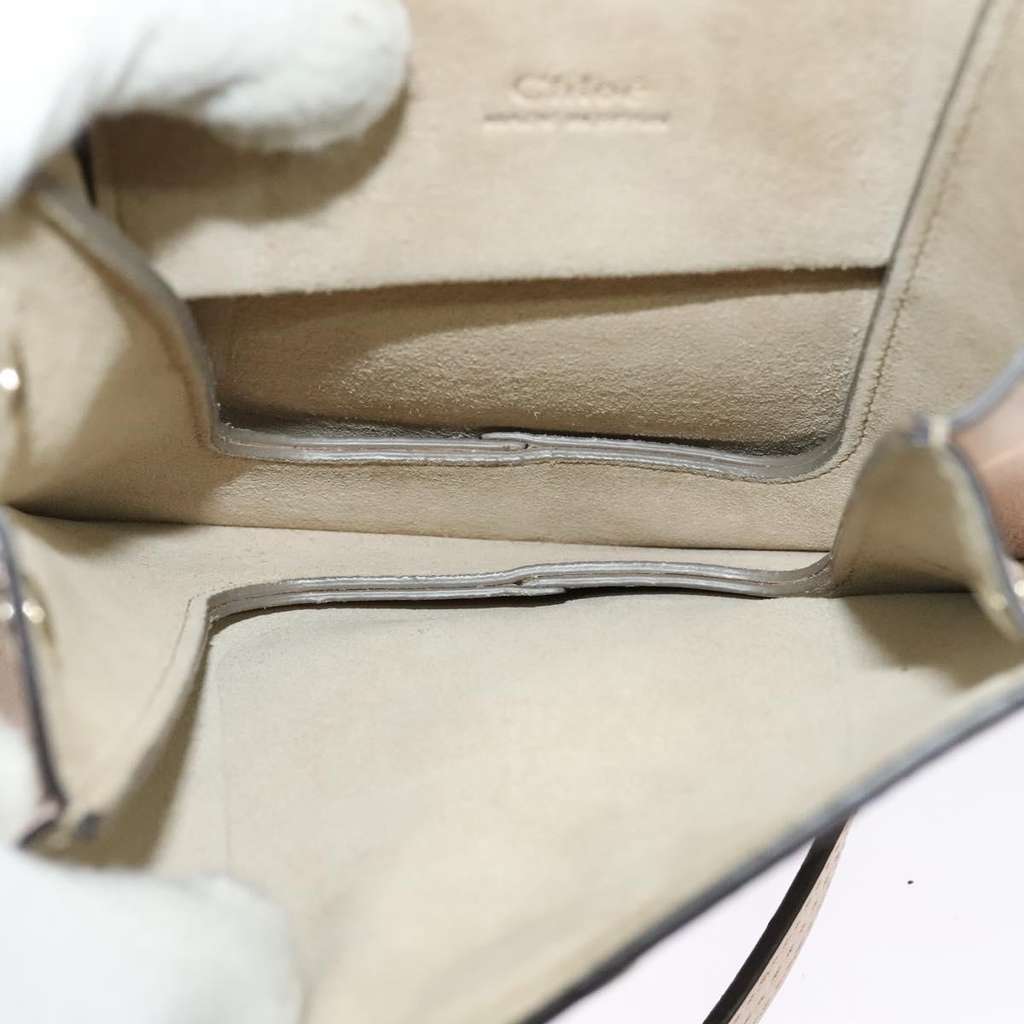 Chloe Faye Crossbody Beige Leather Good condition - Box View