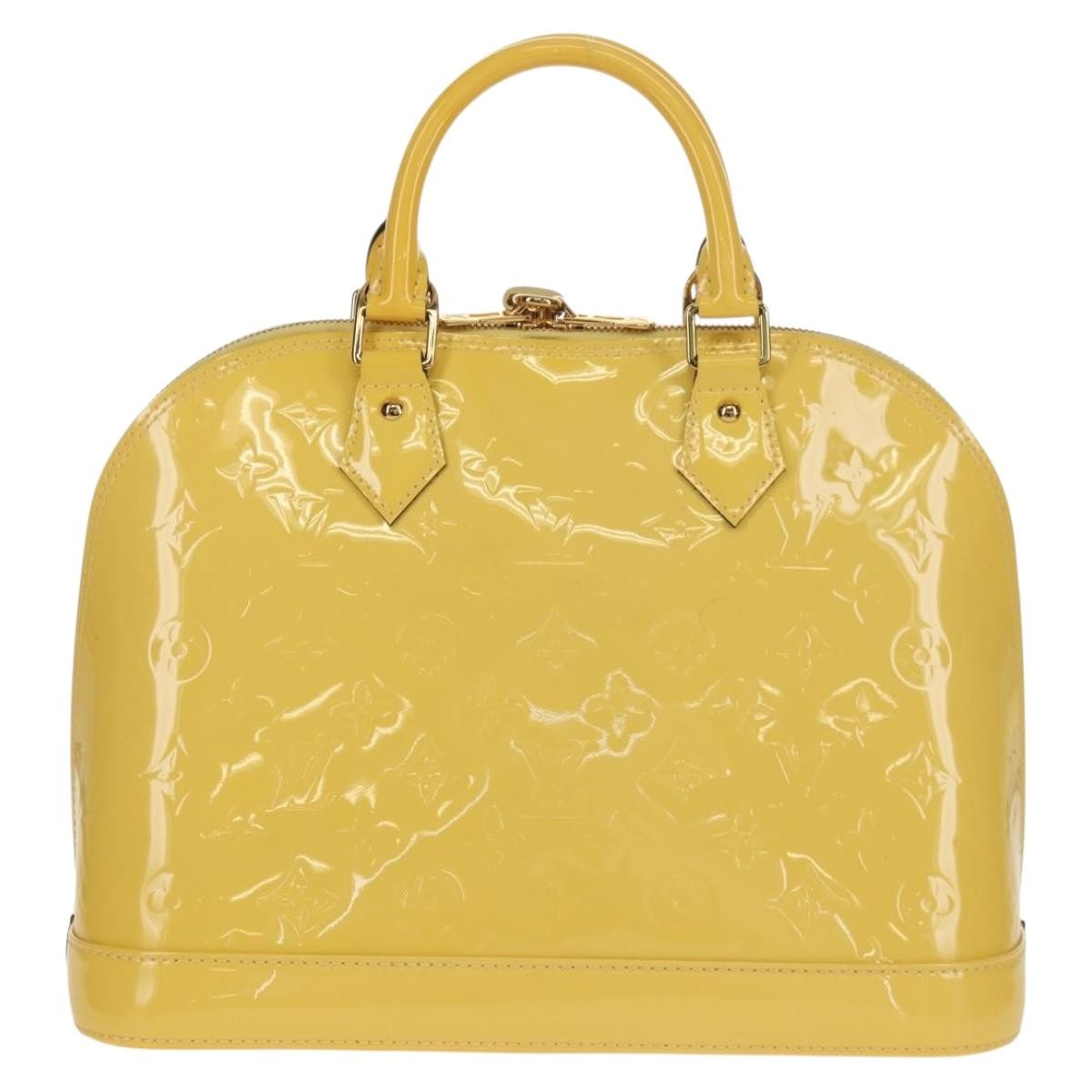 Louis Vuitton Alma Handbag Yellow Good condition - Back View