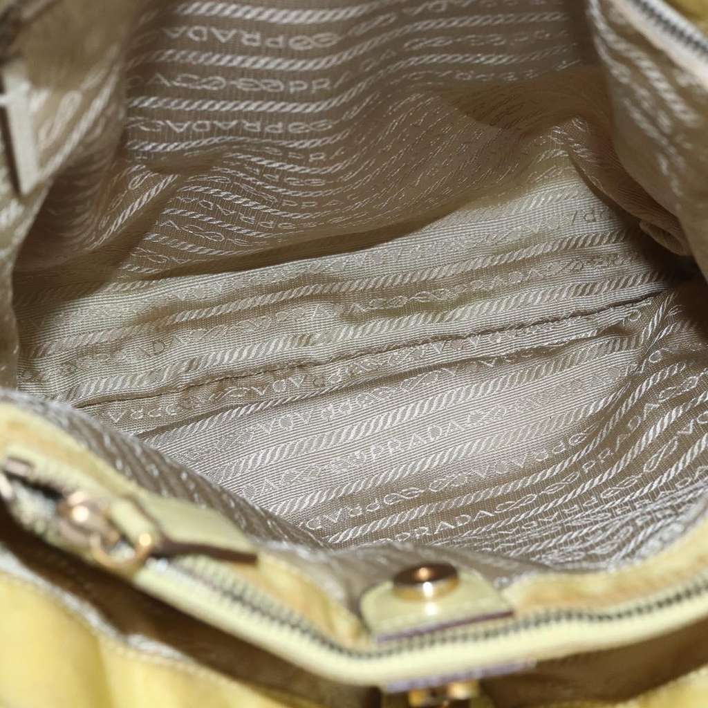 Prada Vintage Tote Yellow Good condition - Box View