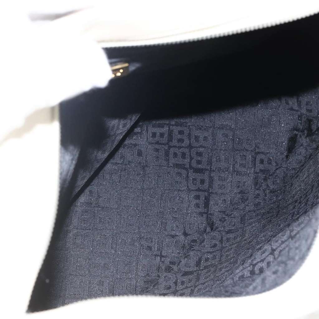 Bally Vintage Shoulder Bag Ecru Leather Fair condition - Box View