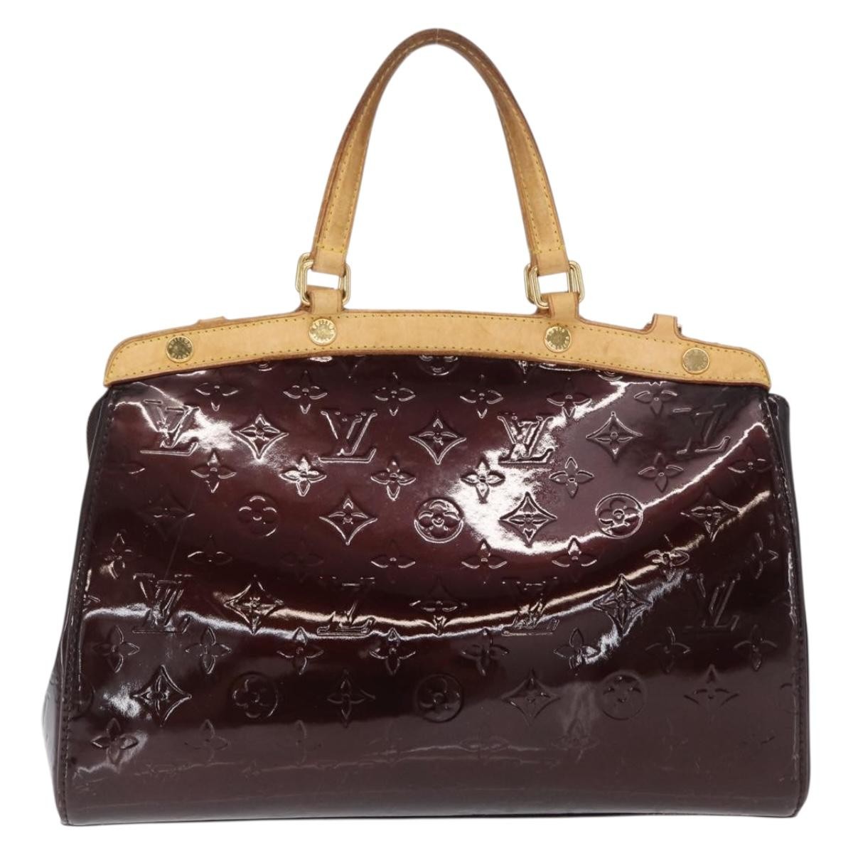 Louis Vuitton Brea Handbag Burgundy Fair condition - Back View