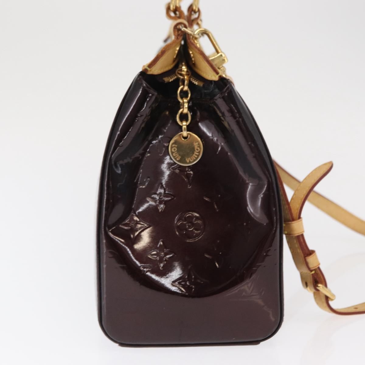 Louis Vuitton Brea Handbag Burgundy Fair condition - Model View