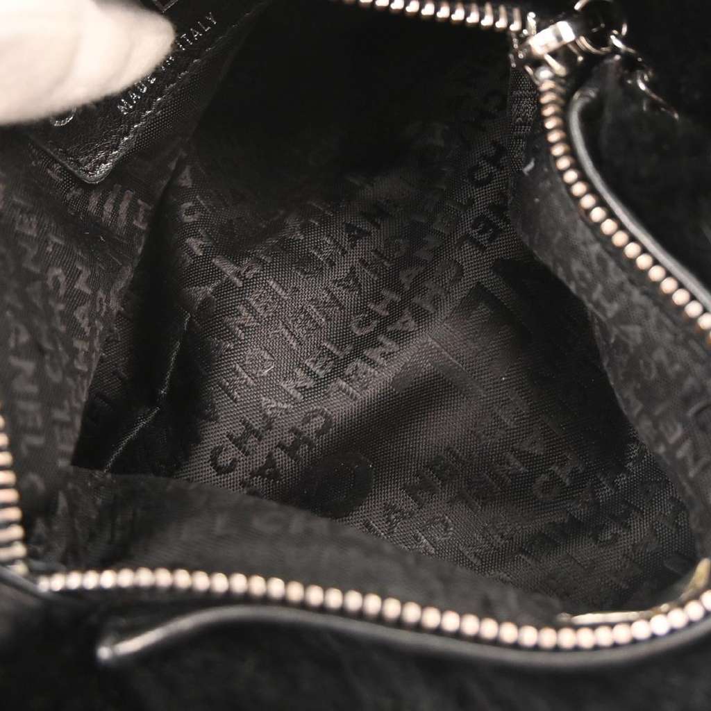 Chanel Chain Hobo Black Fur Good condition - Inside View