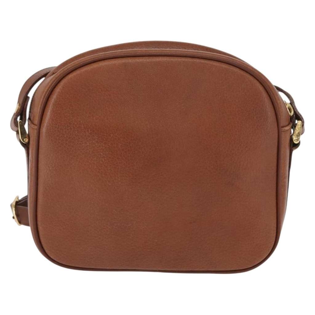 Burberry Vintage Shoulder Bag Brown Leather Good condition - Back View