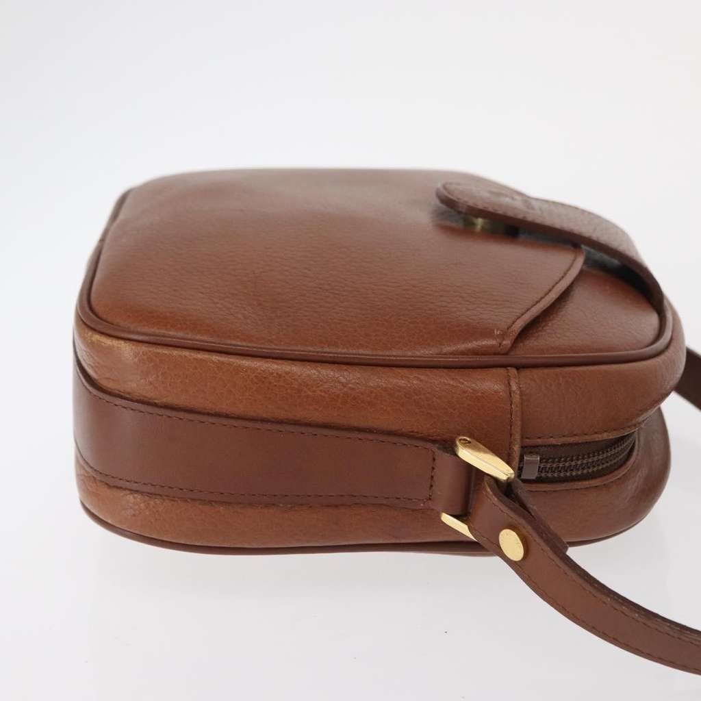 Burberry Vintage Shoulder Bag Brown Leather Good condition - Inside View