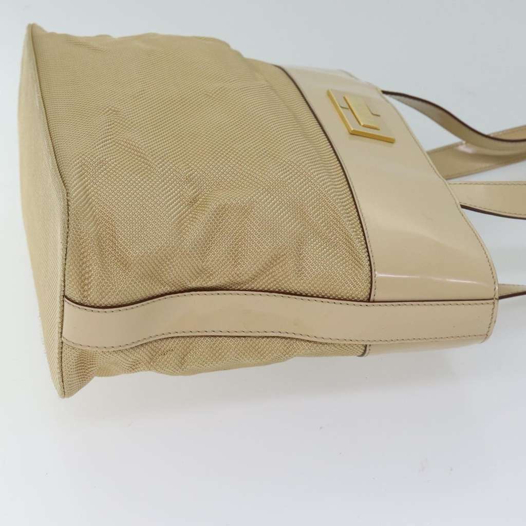 Celine Shoulder Bag Beige Canvas Good condition - Inside View