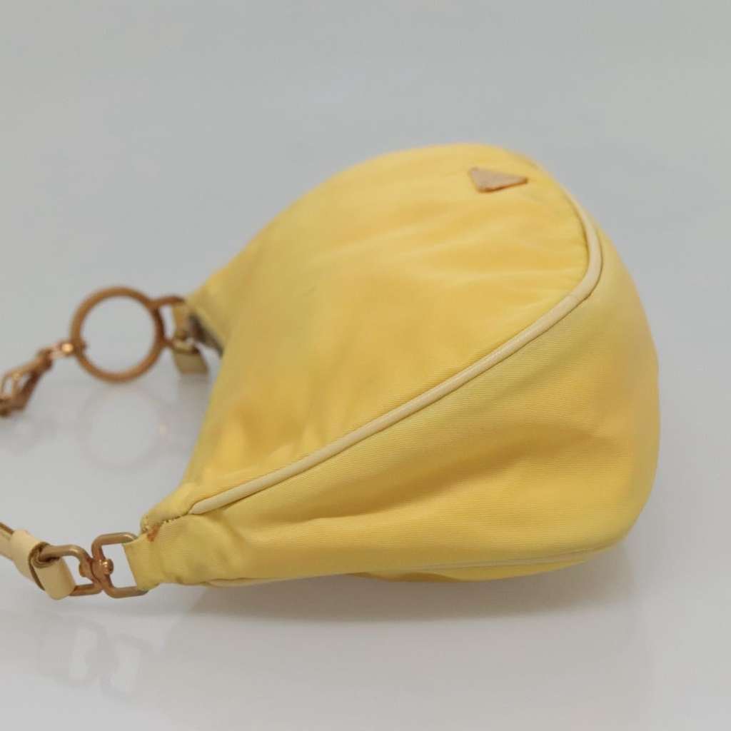 Prada Vintage Shoulder Bag Yellow Good condition - Inside View