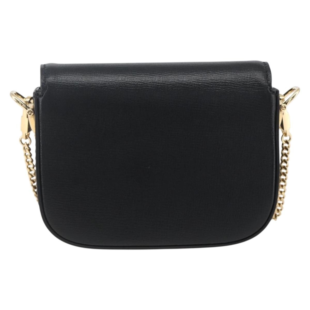 Gucci Horsebit 1955 Shoulder Bag Black Leather Very good condition - Back View