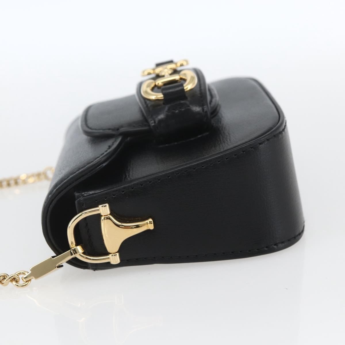 Gucci Horsebit 1955 Shoulder Bag Black Leather Very good condition - Inside View