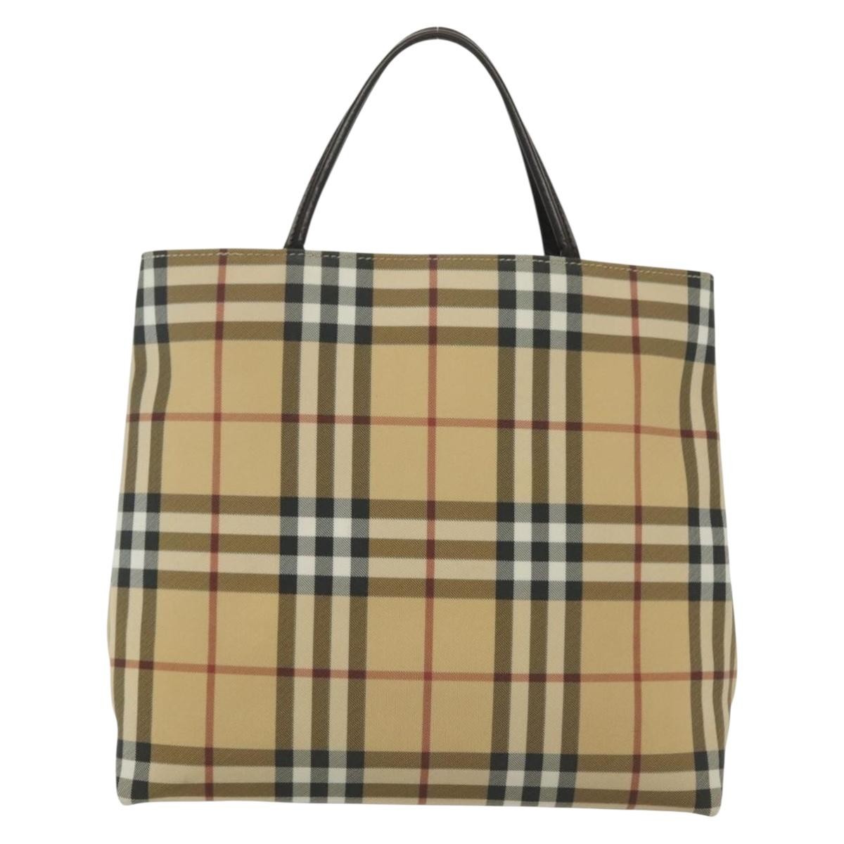 Burberry Nova Check Tote Beige Good condition - Back View
