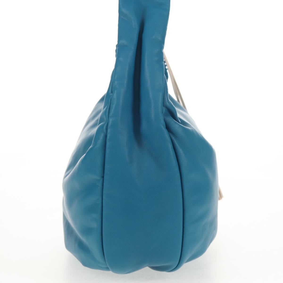 Loewe Anagram handbag Blue Leather Good condition - Model View