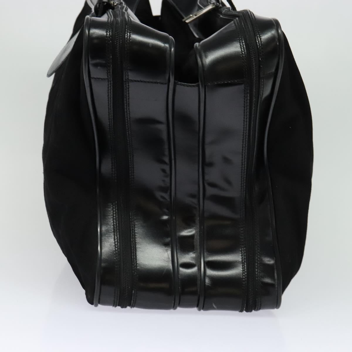 Gucci Vintage Boston Bag Black Canvas Good condition - Inside View