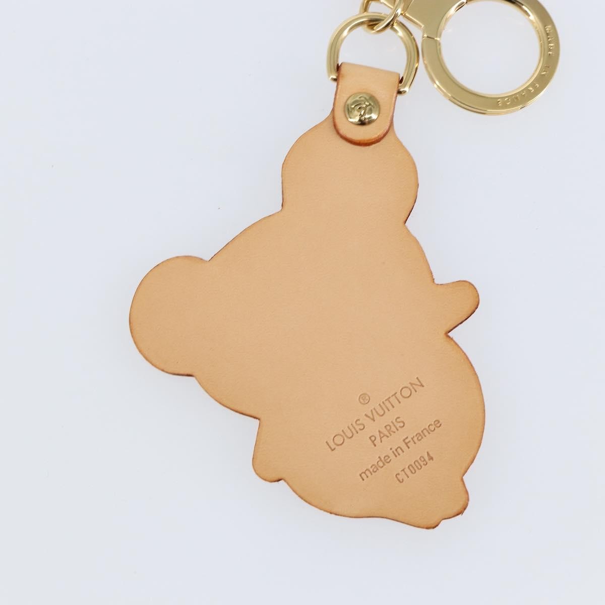 Louis Vuitton Murakami Panda Bag Charm and Keychain Beige Leather Very good condition - Model View