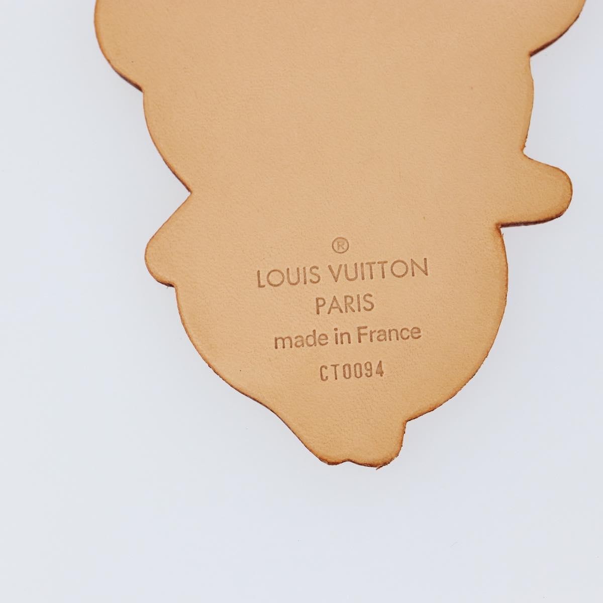 Louis Vuitton Murakami Panda Bag Charm and Keychain Beige Leather Very good condition - Box View