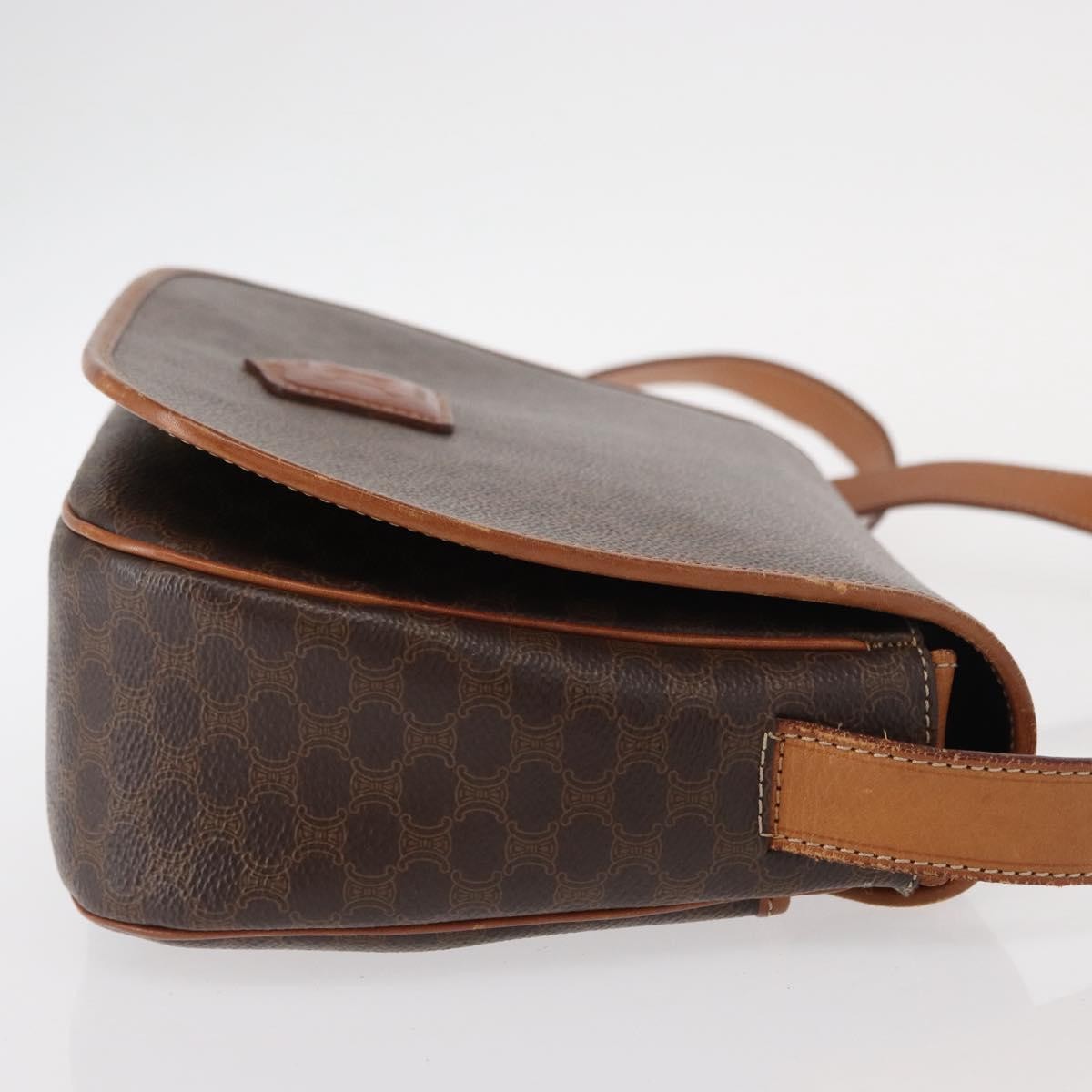 Celine Macadam Shoulder Bag Brown Canvas Good condition - Inside View