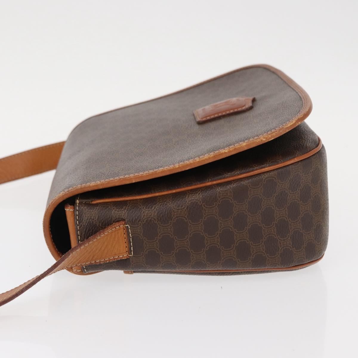 Celine Macadam Shoulder Bag Brown Canvas Good condition - Model View