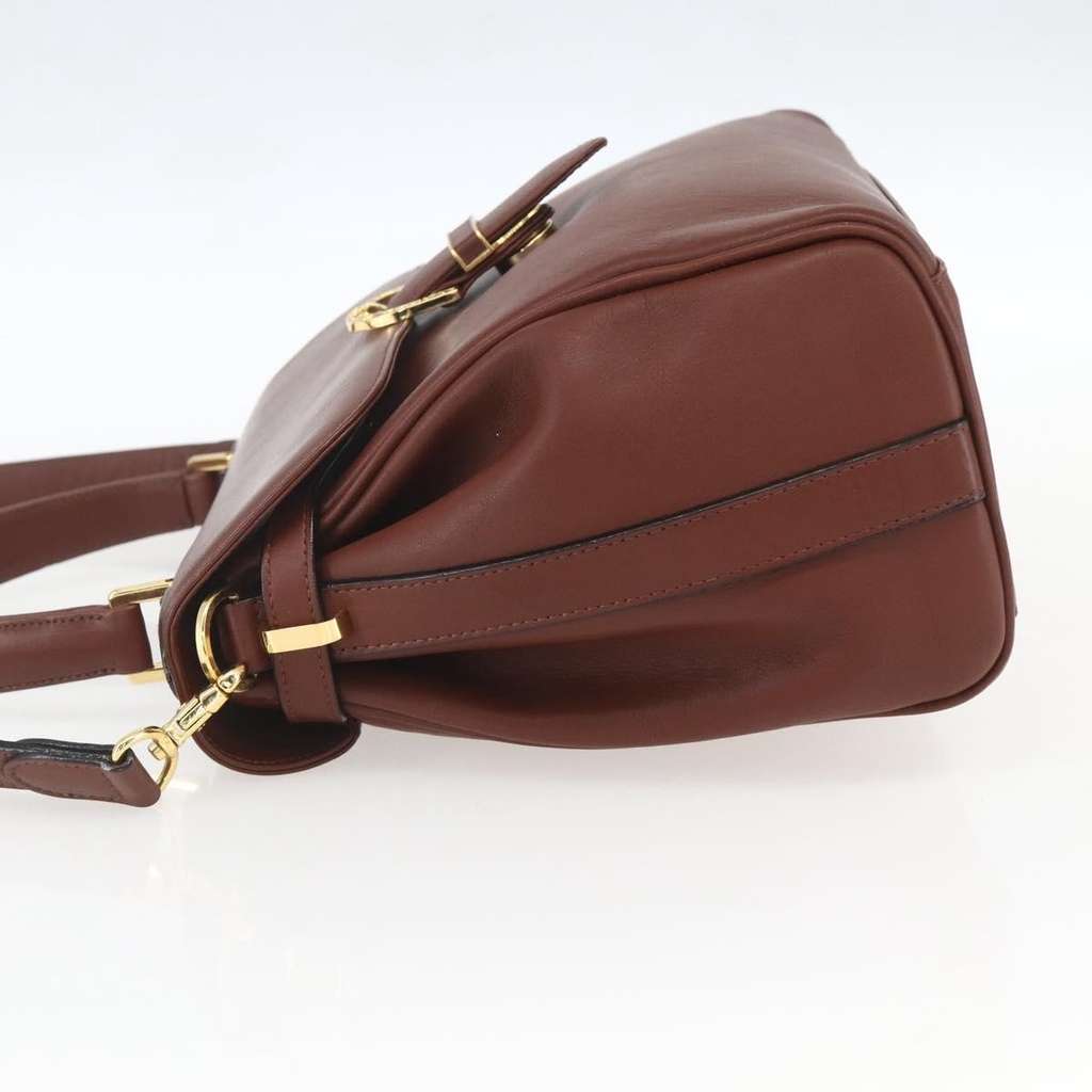 Valentino Garavani Vintage Handbag Brown Leather Good condition - Inside View