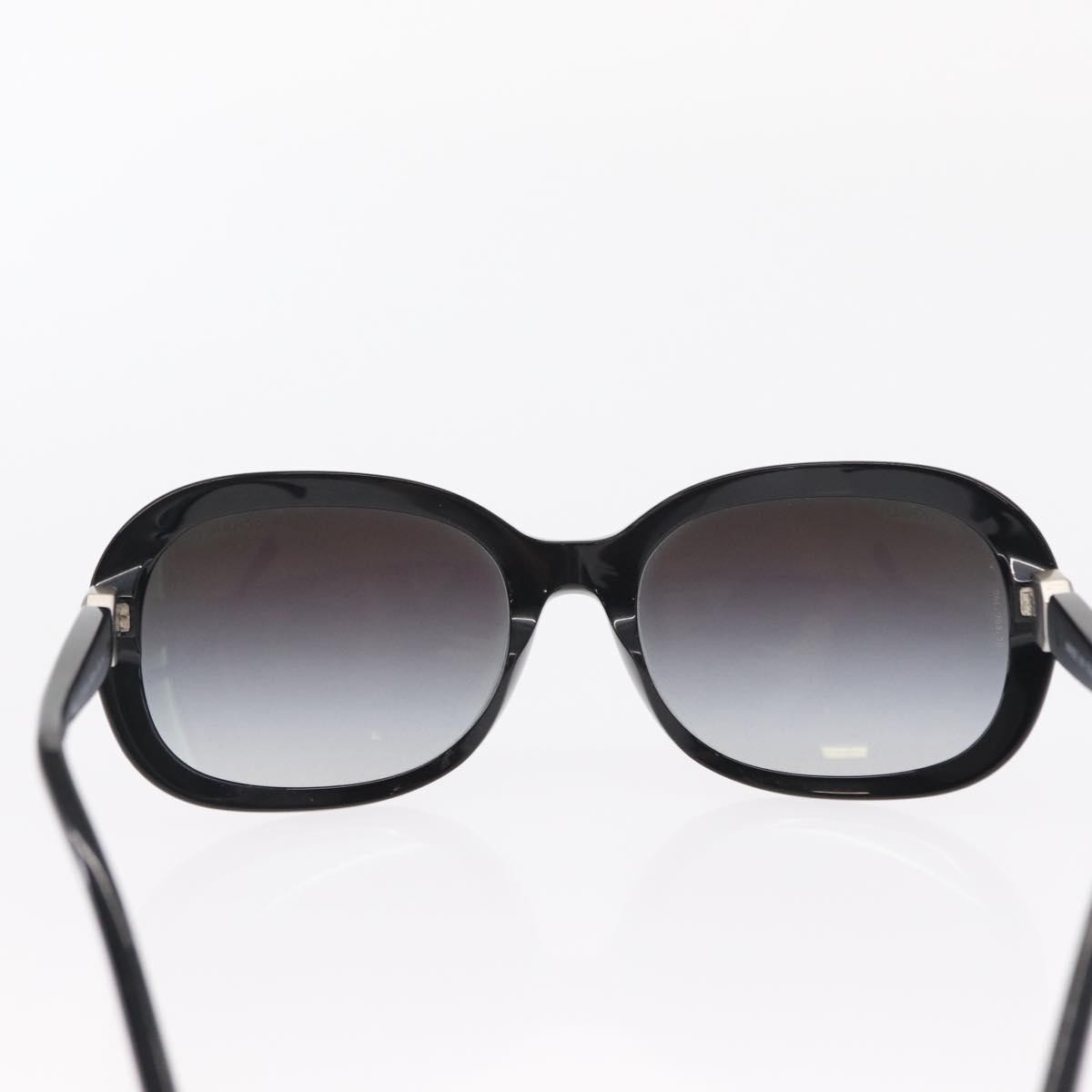 Chanel Logo CC Sunglasses Black Plastic Good condition - Back View