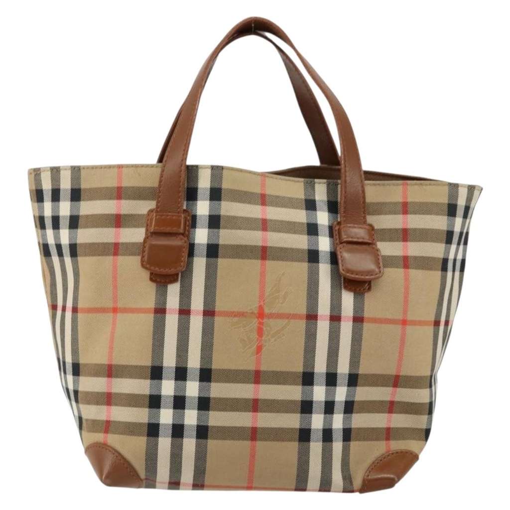 Burberry Vintage Tote Beige Canvas Good condition - Back View