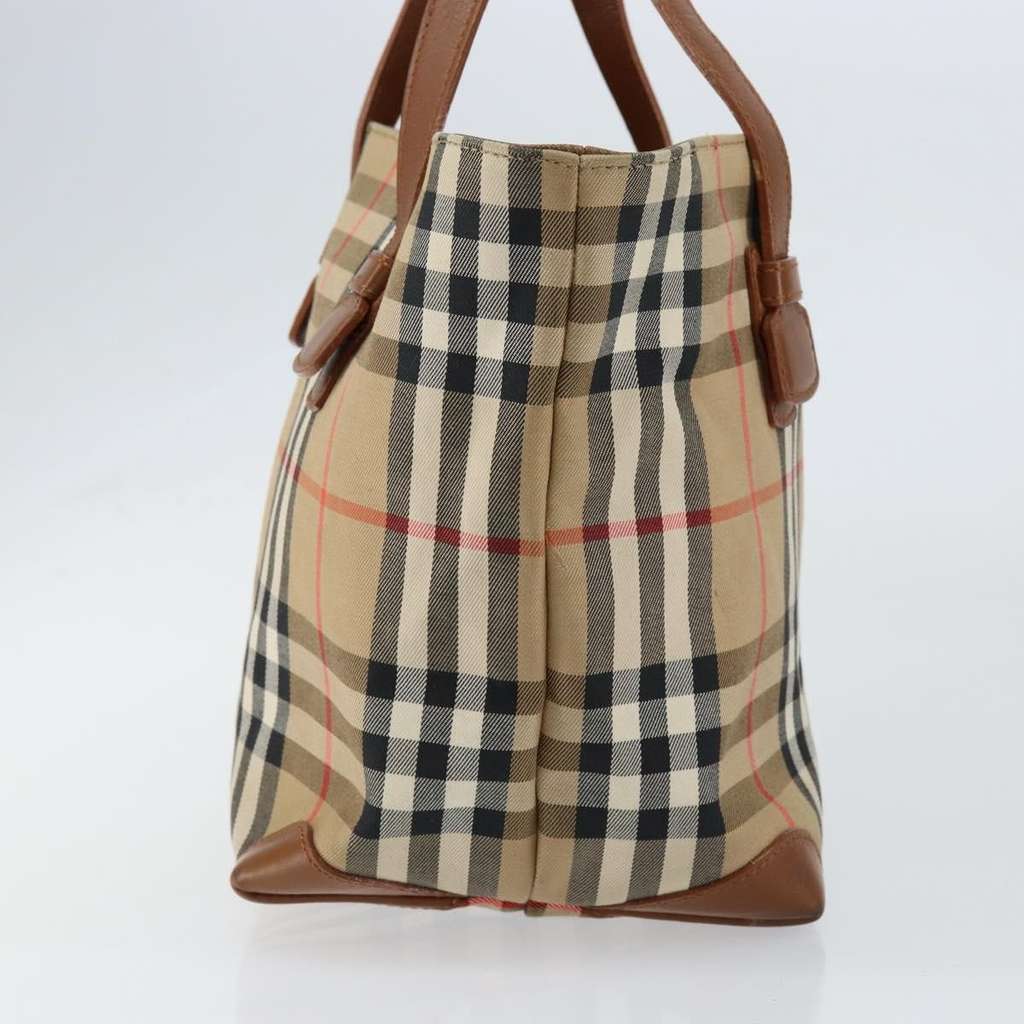Burberry Vintage Tote Beige Canvas Good condition - Model View
