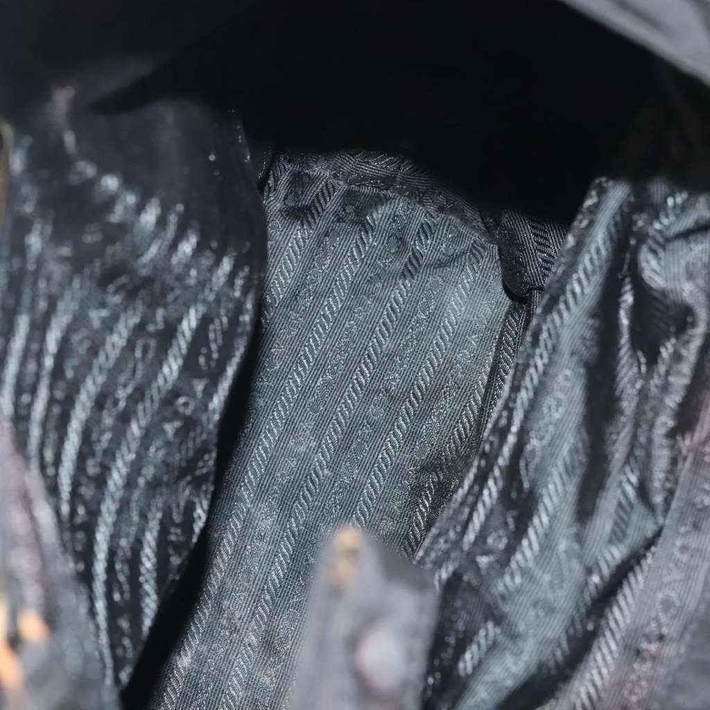 Prada Metal Handles Tote Black Good condition - Box View