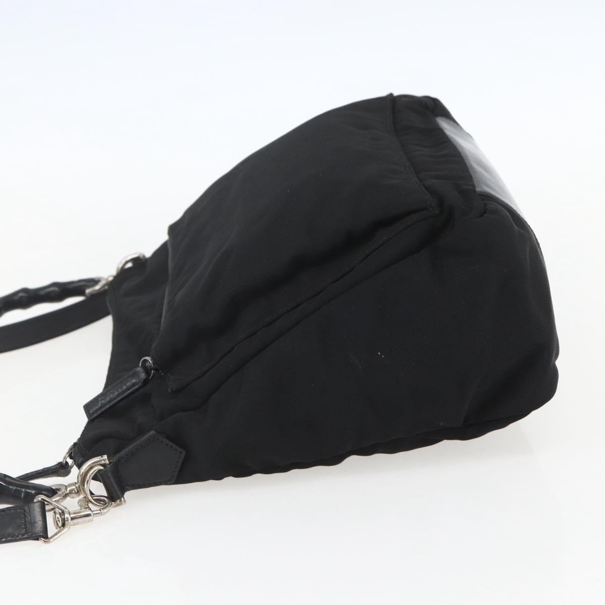 Gucci Vintage Bamboo Shoulder Bag Black Good condition - Inside View