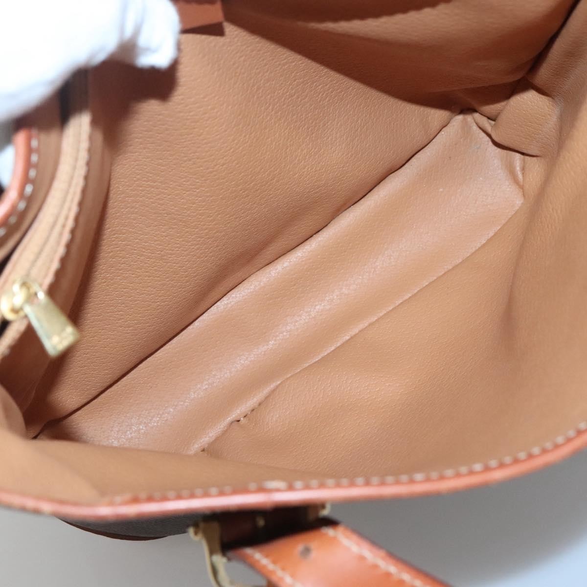 Celine Vintage Macadam Shoulder Bag Brown Canvas Good condition - Box View