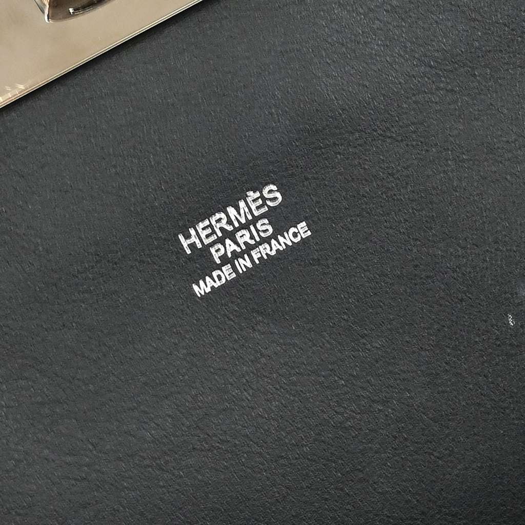 Hermès Toolbox Bag Black Leather Good condition - Model View