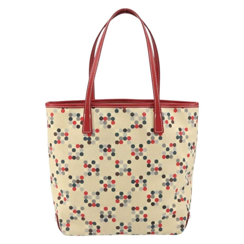 Burberry Vintage tote bag Ecru Canvas Good condition - Back View