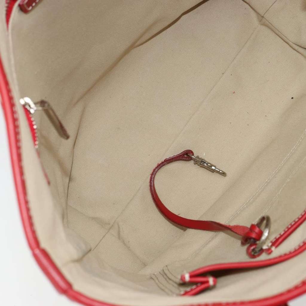 Burberry Vintage tote bag Ecru Canvas Good condition - Box View