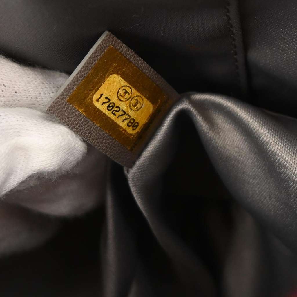 Chanel Grand Shopping Tote Red Leather Good condition - Box View